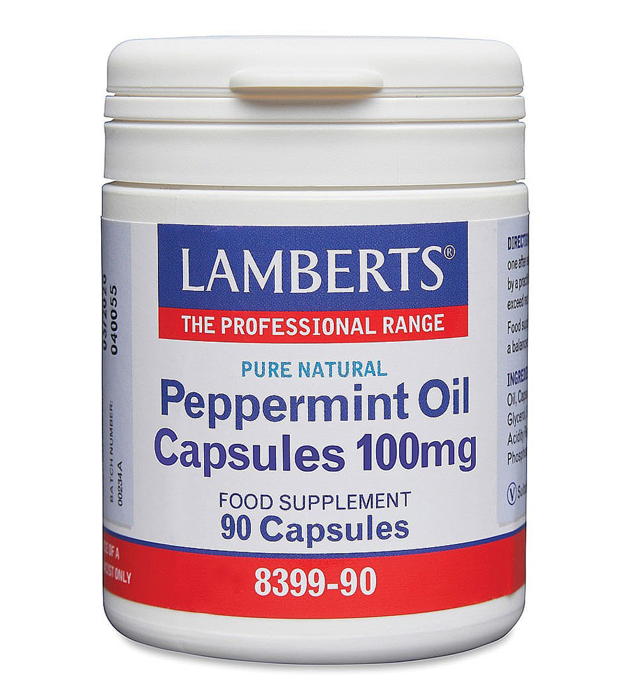 Lamberts Peppermint Oil Capsules 100mg 90 caps